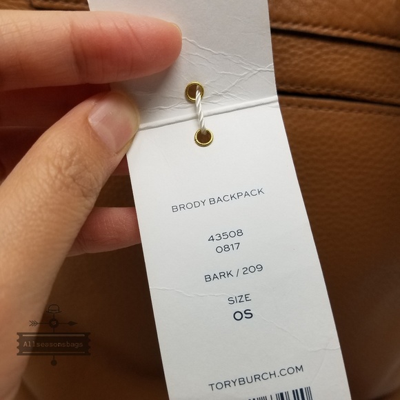 Tory burch brody backpack bark bag brown NWT - Picture 4 of 8